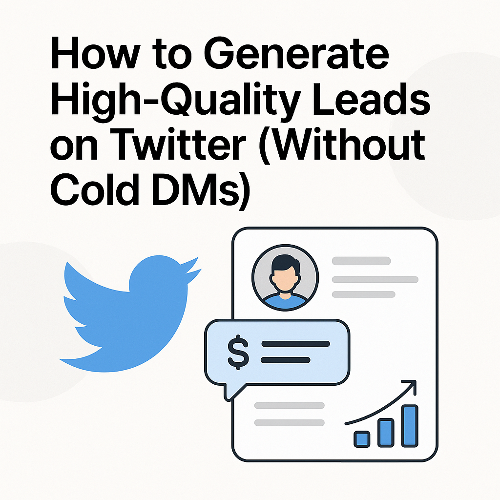 How to Generate High-Quality Leads on Twitter (Without Cold DMs)